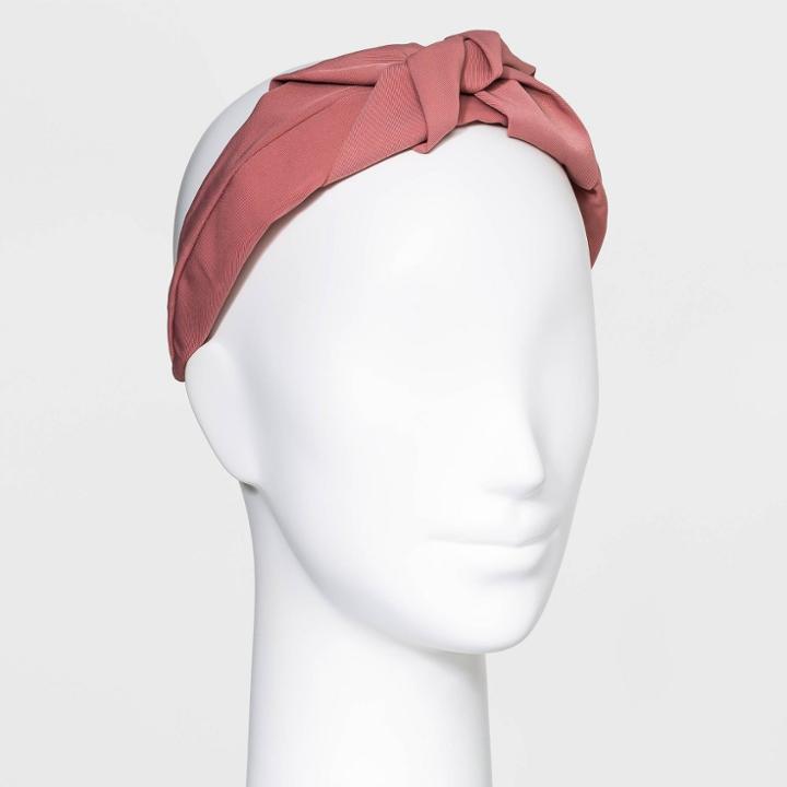 Twist Top Subtle Headband - A New Day Pink