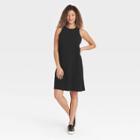 Women's Knit Tank Dress - A New Day Black