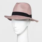 Women's Felt Panama Hat - A New Day Rose (pink)