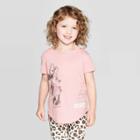 Petitetoddler Girls' Disney Minnie Mouse Short Sleeve T-shirt - Pink