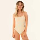 Women's Lace-up One Piece Swimsuit - Sugar Coast By Lolli Coral
