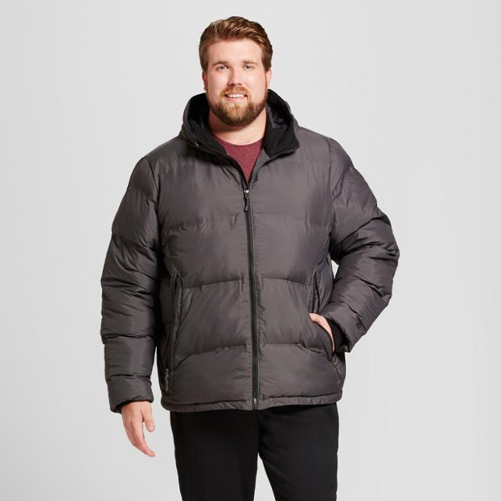 Men's Big & Tall Puffer Jacket - C9 Champion Railroad Gray Xxxl
