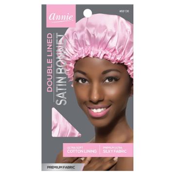Annie International Annie Deluxe Satin Bonnet -1ct, Pink