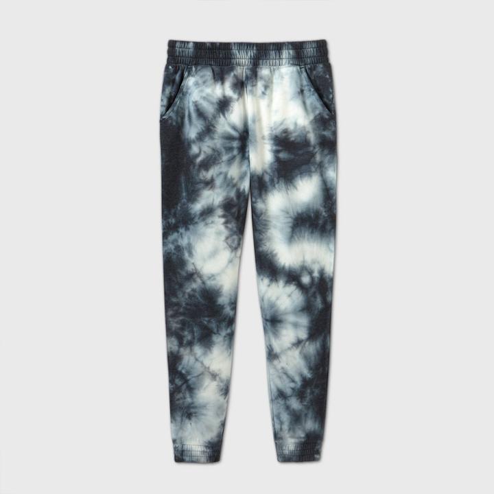 Girls' Tie-dye Joggers - More Than Magic Charcoal