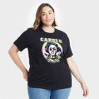 Warner Music Group Women's Cardi B Plus Size Short Sleeve Graphic T-shirt - Black