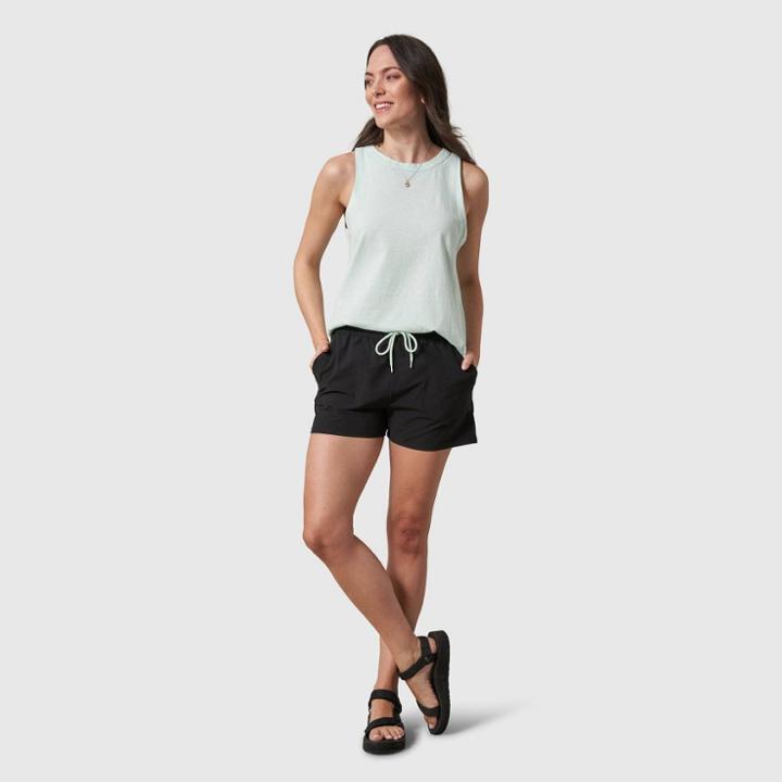 United By Blue Women's 3 Recycled Performance Shorts - Black