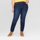 Women's Plus Size Four Way Stretch Skinny Jeans - Universal Thread Dark Wash