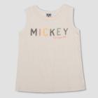 Junk Food Girls' Mickey Mouse Tank Top - Ivory