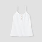 Girls' Waffle Swing Tank Top - Art Class White
