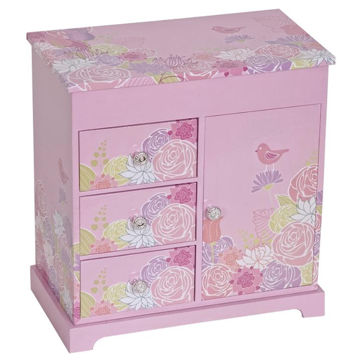 Mele & Co. Pearl Girls' Musical Ballerina Jewelry Box - Pink, Girl's,