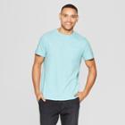 Men's Regular Fit Short Sleeve Crew T-shirt - Goodfellow & Co Belize Blue