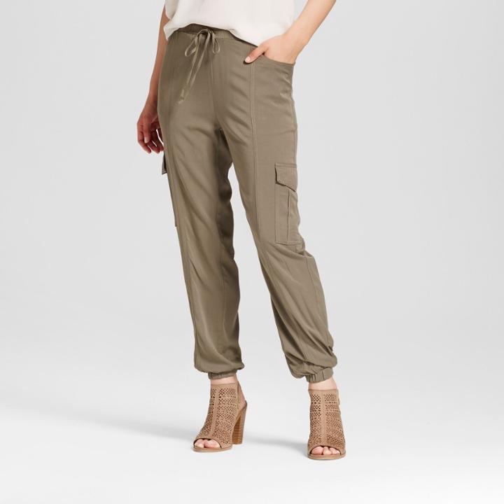 Women's Jogger Pants With Pockets - Nitrogen Olive