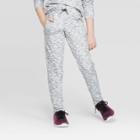 Girls' Plush Fleece Slim Fit Jogger Pants - C9 Champion Light Gray Heather