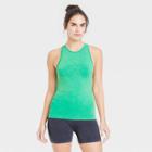 Women's High Neck Seamless Tank Top - Joylab Green