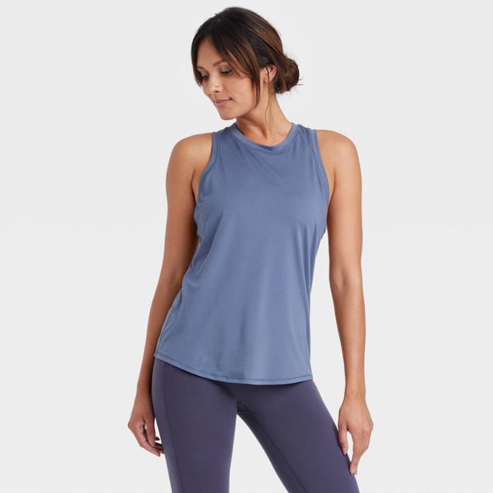 Women's Essential Racerback Tank Top - All In Motion Blue