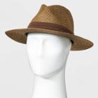 Men's Panama Paper Straw Hat - Goodfellow & Co Brown M/l, Men's, Size: