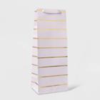 Spritz Wine Bag With Striped Foil Gray/gold -