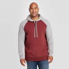 Men's Tall Regular Fit Fleece Pullover Hoodie Sweatshirt - Goodfellow & Co Red