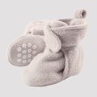 Luvable Friends Baby Fleeced Lined Scooties - Light Gray 18-24m, Infant Unisex,