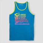 Men's Nasa Sleeveless Tank Top Turquoise