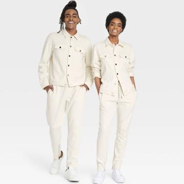 Black History Month Target X Sammy B Adult Tricot Straight Trousers - White