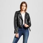 Women's Moto Jacket - R+j Couture Black