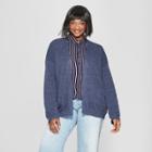 Women's Plus Size Open Cardigan - Universal Thread Navy (blue)