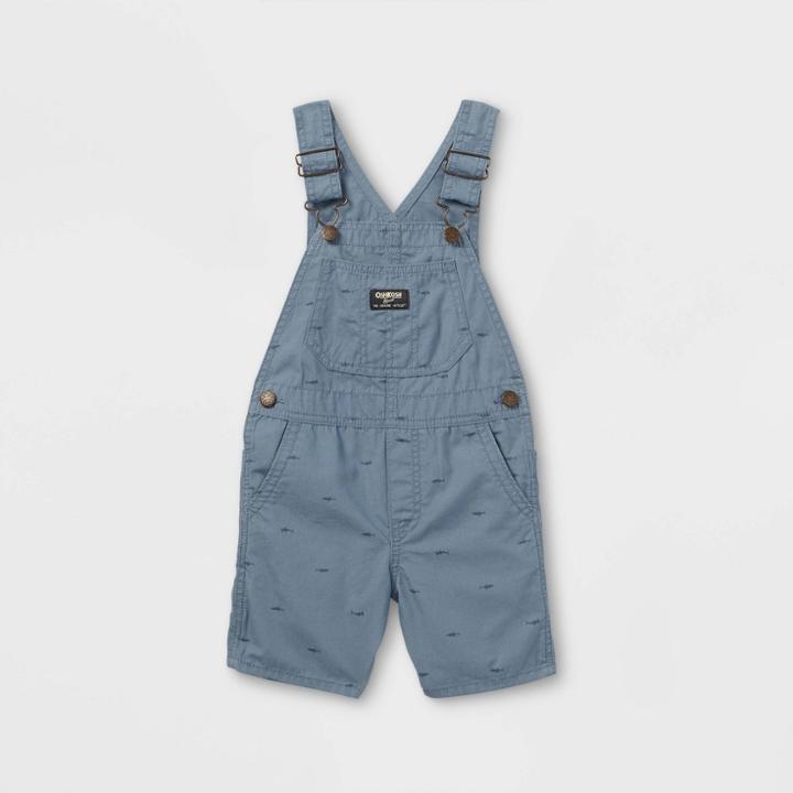 Oshkosh B'gosh Toddler Boys' Shark Shortalls - Blue