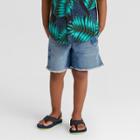 Genuine Kids From Oshkosh Toddler Boys' Jean Shorts - Medium Blue 12 M, Boy's,