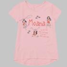 Target Toddler Girls' Moana Short Sleeve T-shirt - Coral