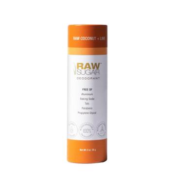 Raw Sugar Raw Coconut + Lime Aluminum Free Deodorant