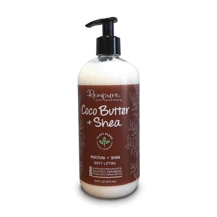 Renpure Coco Butter Shea Moisture And Shine Body Lotion - 16oz,