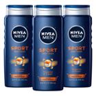 Nivea Men's Sports Body Wash - 50.7 Fl Oz/3pk