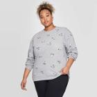 Disney Women's Olaf Plus Size Sweatshirt (juniors') Heather Gray