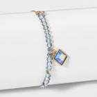Purple Square Stone Bracelet - A New Day Gold