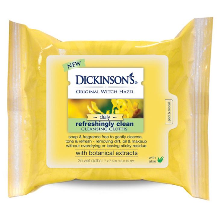 Dickinson's Original Witch Hazel Daily Refreshingly Clean Cleansing Cloths