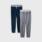 Boys' 2pk Stretch Pull-on Jogger Fit Pants - Cat & Jack Gray