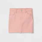 Girls' Denim Skirt - Art Class Pink