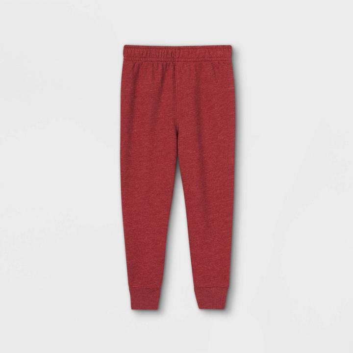 Toddler Fleece Pull-on Pants - Cat & Jack Maroon