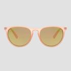 No Brand Women's Polarized Round Plastic-combo Sunglasses - Pink, Women's,