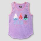 Target Plus Size Girls' Trolls Tank Top - Purple