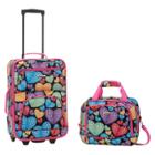 Rockland Fashion 2pc Softside Carry On Luggage Set - New Heart