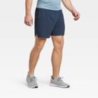 Men's 5 Lined Run Shorts - All In Motion Navy S, Men's, Size: