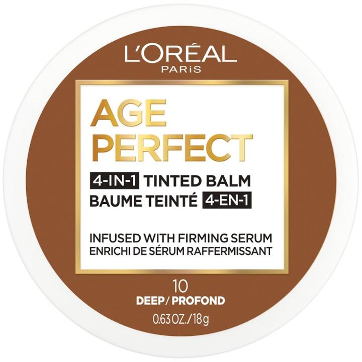 L'oreal Paris Age Perfect 4-in-1 Tinted Face Balm Foundation - Deep 10