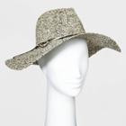 Women's Straw Wide Brim Fedora Hats - Universal Thread One Size, Women's,