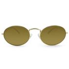 Women's Metal Oval Sunglasses - Wild Fable Antique Gold