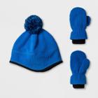 Handwear And Headwear Sets Igloos Blue, Size: