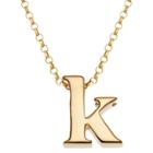 Target Sterling Silver Initial Charm Pendant, K