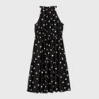Women's Plus Size Polka Dot Sleeveless Dress - Ava & Viv Black X