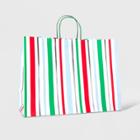 Spritz Extra Large Vogue Bag With Vertical Stripe And Foil -